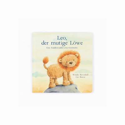 Jellycat Leo, Der Mutige Lowe Buch and Fuddlewuddle Lion Medium USA | 49381MRXY